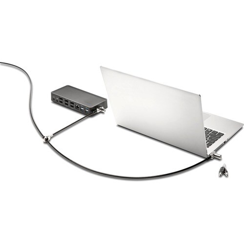 Kensington Universal Kabelschloss Für Notebook, Monitor, Docking Station - 180 cm (70,87 Zoll) Kabel - Schloss mit Schlüss