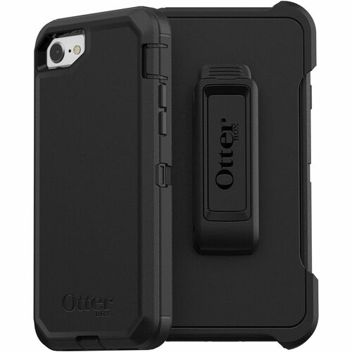 OtterBox Defender Rugoso Estojo de transporte (Revestimento) Apple iPhone SE 2, iPhone SE 3 Smartphone - Preto - Resistent