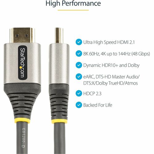 StarTech.com 1 m HDMI Videokabel - 1 - Cable for Audio-/Video-Gerät, Monitor, TV, Bildschirm, Notebook, Computer, Workstat