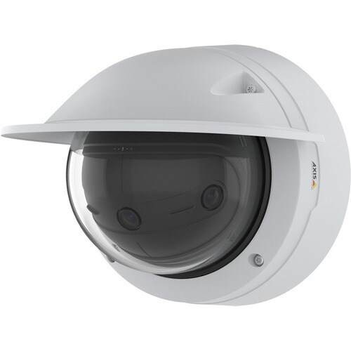 AXIS Panoramic P3818-PVE 13 Megapixel Outdoor 4K Netzwerkkamera - Farbe - Kuppel - Weiß - TAA-konform - H.264 (MPEG-4 Teil