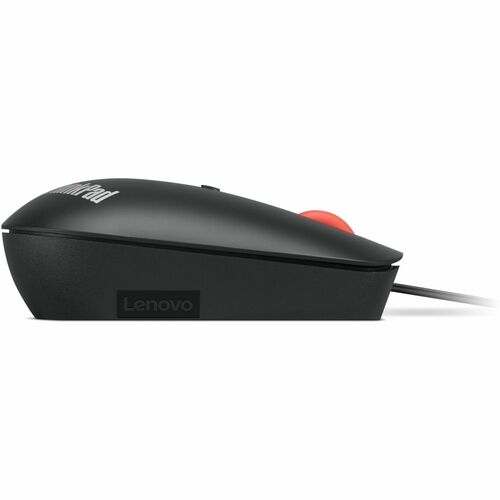 Lenovo ThinkPad Mouse - USB Type C - Optical - 4 Button(s) - Raven Black - Cable - 2400 dpi - Scroll Wheel