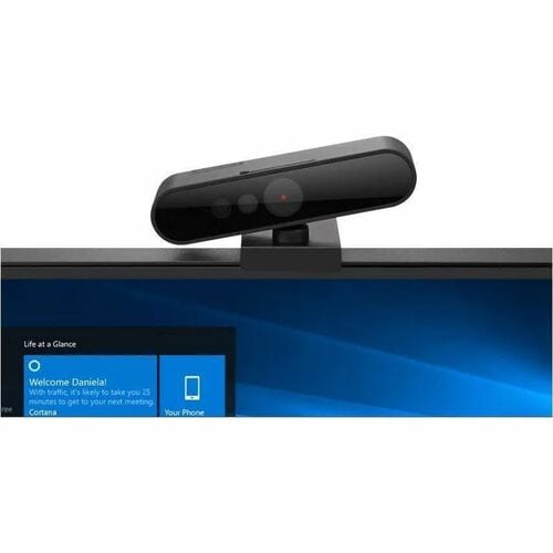 Lenovo Video Conferencing Camera - Black - USB Type C - 1 / Each - 1920 x 1080 Video - 95° Angle - Tripod Mount, Clip - Mi