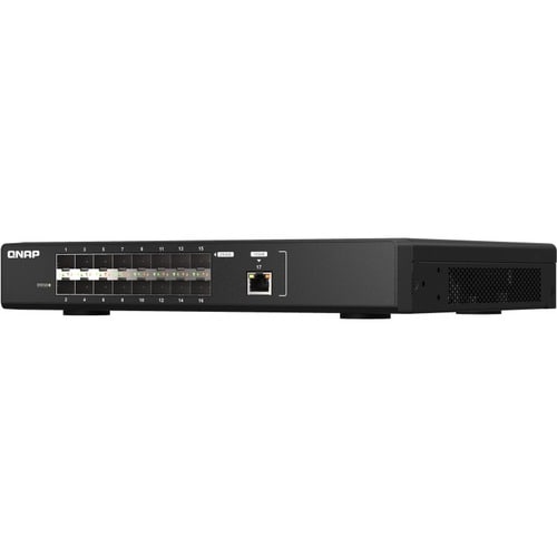 QNAP QSW-M5216-1T 1 Ports Manageable Ethernet Switch - 10 Gigabit Ethernet, 25 Gigabit Ethernet - 10GBase-T, 25GBase-X - 2