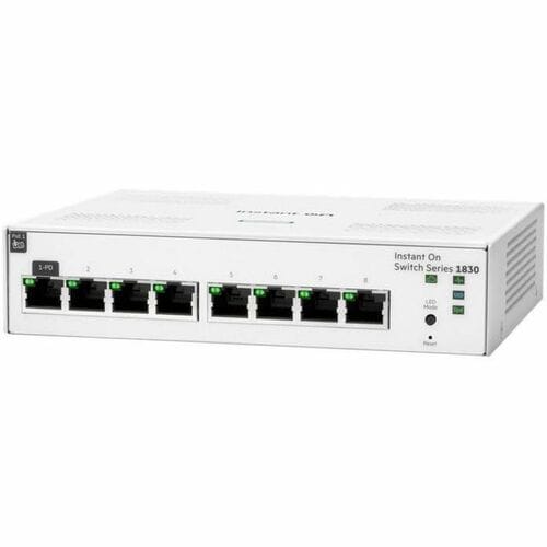 Aruba Instant On 1830 8 Anschlüsse Verwaltbar Ethernet-Switch - Gigabit-Ethernet - 10/100/1000Base-T - 2 Unterstützte Netz
