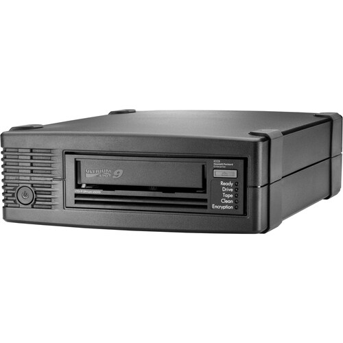 HPE StoreEver LTO-9 Bandlaufwerk - 18 TB (Nativ)/45 TB (komprimiert) - 12Gb/s SAS - 133,35 mm Breite - 1/2H Höhe - Extern 