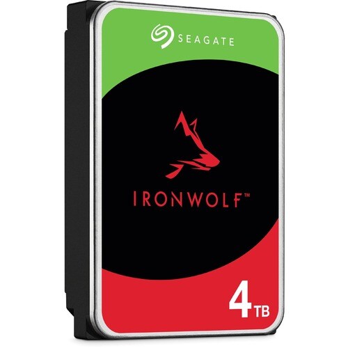 Seagate IronWolf Festplatte - 3,5"" Intern - 4 TB - SATA (SATA/600) - Conventional Magnetic Recording (CMR) Method - Deskt
