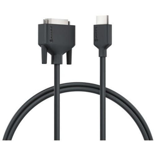 Alogic Elements HDMI to DVI Cable - 1m - 3.28 ft DVI-D/HDMI Video Cable for Video Device, Rack Equipment - First End: 1 x 