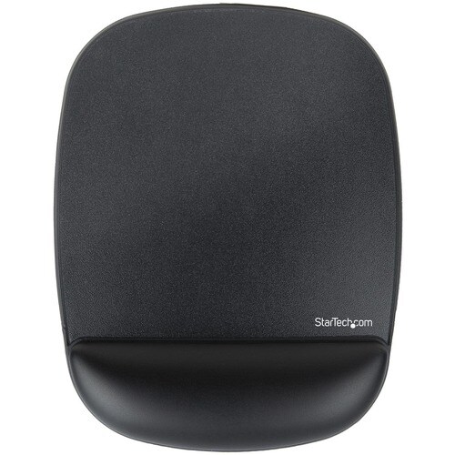 StarTech.com Mouse Pad with Hand rest, 6.7x7.1x 0.8in (17x18x2cm), Ergonomic Mouse Pad w/ Wrist Support, Non-Slip PU Base,