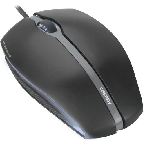 CHERRY GENTIX JM-0300 Mouse - USB - Optical - 3 Button(s) - Black - 1 - Cable - 1000 dpi - Scroll Wheel - Symmetrical