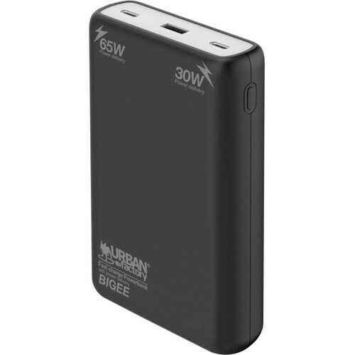 Urban Factory BIGEE Power Bank - For USB Type C Device - 20000 mAh