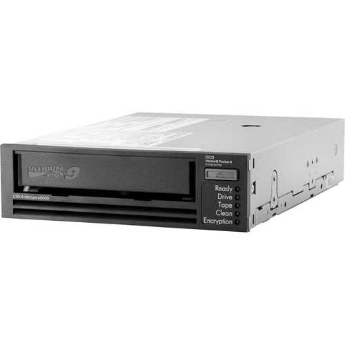 HPE LTO-9 Bandlaufwerk - 18 TB (Nativ)/45 TB (komprimiert) - 12Gb/s SAS - 133,35 mm Breite - 1/2H Höhe - Intern - Linear T