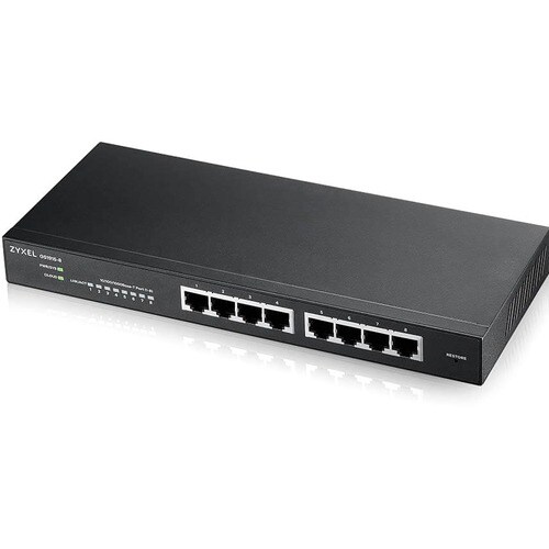 ZYXEL GS1915 GS1915-8 8 Ports Manageable Ethernet Switch - Gigabit Ethernet - 10/100/1000Base-T - 2 Layer Supported - 4.70