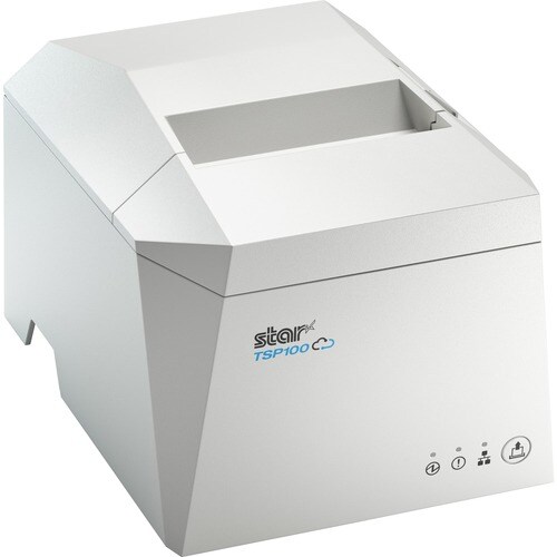 Star Micronics TSP143IV UE WHT E+U Retail Direct Thermal Printer - Monochrome - Wall Mount - Receipt Print - Ethernet - US