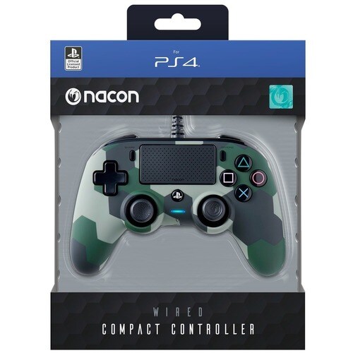 NACON Gaming Pad - Cable - USB - PC, PlayStation 43 m Cable - Green Camouflage