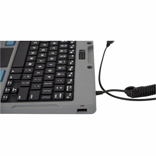 Gamber-Johnson Rugged Keyboard - Cable Connectivity - USB Type A Interface - TouchPad - Arabic - Industrial Silicon Rubber