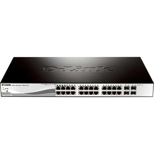 D-Link DGS-1210 DGS-1210-28P 24 Ports Manageable Ethernet Switch - Gigabit Ethernet - 10/100/1000Base-T - 3 Layer Supporte