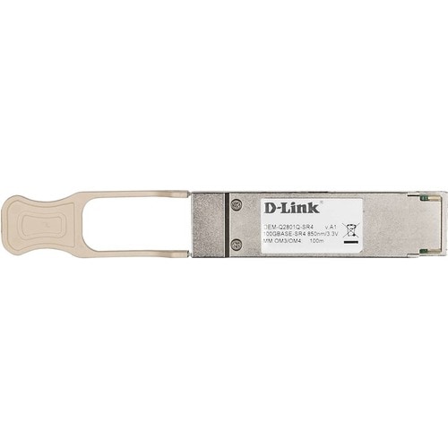 D-Link QSFP28 - 1 x MPO 100GBase-SR4 Network - For Data Networking, Optical Network - Optical Fiber - Multi-mode - 100 Gig