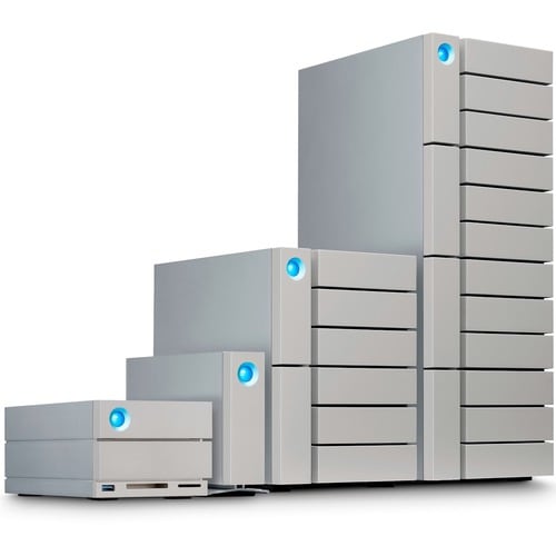 ""Système de stockage DAS Seagate 2big Dock - 2 x Total de compartiments - 28 To HDD - 28 To Capacité du Disque Dur (HDD) 