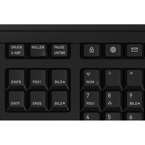 CHERRY STREAM Keyboard - Cable Connectivity - USB Interface - Pan-Nordic - Black - Scissors Keyswitch - 105 Key(s) - Volum