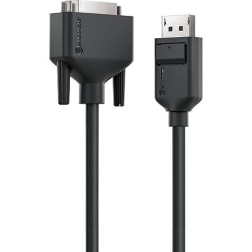 Alogic Elements DisplayPort to DVI Cable - Male to Male - 2m - 6.56 ft DisplayPort/DVI-D Video Cable for Notebook, Video D