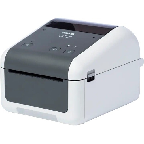 Brother TD-4210D Desktop Direct Thermal Printer - Monochrome - Label Print - USB - USB Host - Serial - 104.10 mm (4.10") P