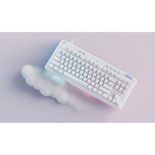 Logitech G Aurora G713 Gaming Keyboard - Cable Connectivity - USB Interface - RGB LED - English (US) - QWERTY Layout - Whi