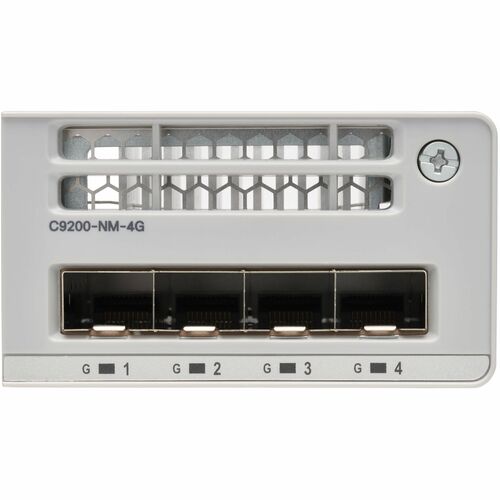 Module d'extension Cisco Catalyst C9200-NM-4X - Pour Réseau de Données - 10 Gigabit Ethernet - 10GBase-X - 4 x Slots d'ext