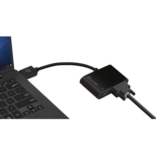 Alogic Premium A/V Adapter - 1 x DisplayPort Digital Audio/Video Male - 1 x HDMI Digital Audio/Video Female, 1 x 15-pin HD