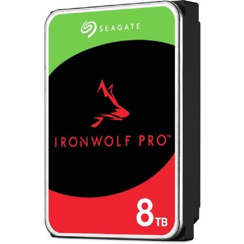 Disco rigido Seagate IronWolf Pro ST8000NT001 - 3.5"" Interno - 8 TB - SATA (SATA/600) - Registrazione magnetica convenzio