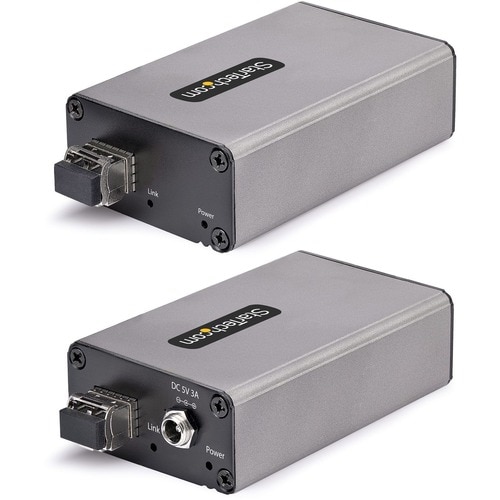 StarTech.com 2-Port USB 3.0 Extender over OM3 Multimode Fiber, LC/LC, 2x 5Gbps USB-A Hub, 350m (1150ft), Durable USB Fiber