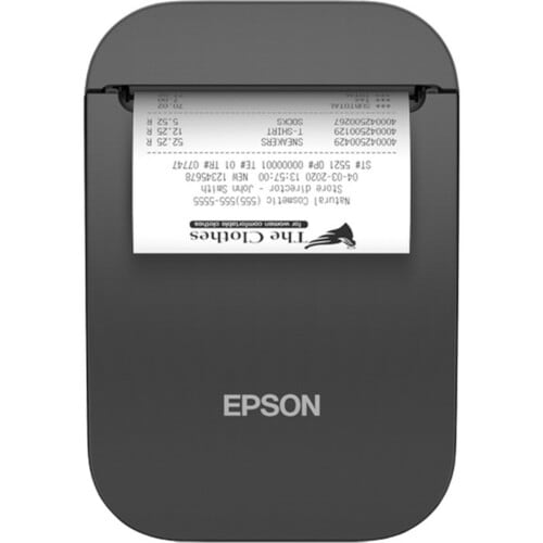 Epson TM-P80II AC (121) Desktop Direct Thermal Printer - Monochrome - Portable - Receipt Print - USB - USB Host - Bluetoot