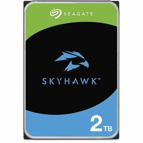Seagate SkyHawk ST2000VX017 2 TB Hard Drive - 3.5" Internal - SATA (SATA/600) - Conventional Magnetic Recording (CMR) Meth