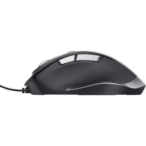 Trust Fyda Maus - Optisch - 6 Taste(n) - Schwarz - Kabel - 5000 dpi Auflösung - Scroll-Rad - Rechtshändig