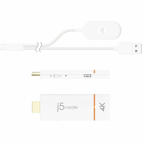 j5create JVAW76-N Video Extender Transmitter - Wireless - 1 Input Device - 1 x USB - 1 x HDMI In - 3840 x 2160 Video Resol