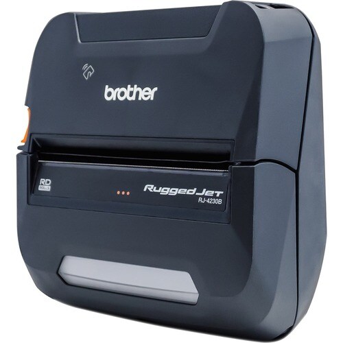 Brother RJ4230BL Desktop Direktthermodrucker - Monochrom - Etiketten-/Quittungsdruck - USB - USB-Schnittstelle - Seriell -