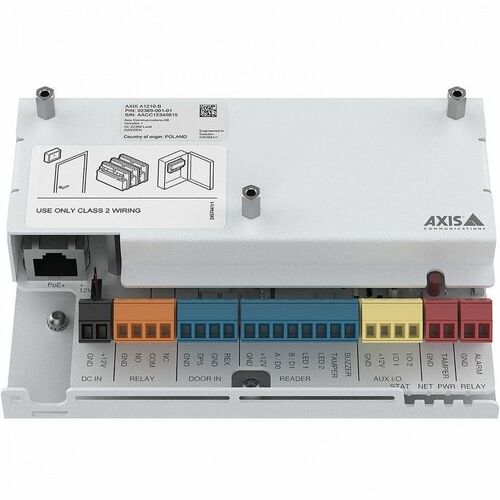 AXIS Door Controller - DIN Rail Mountable, Cabinet Mount for Door - Aluminium