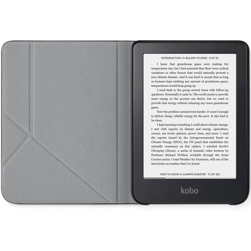 Kobo Cover Case Kobo eReader - Black - MicroFiber Body