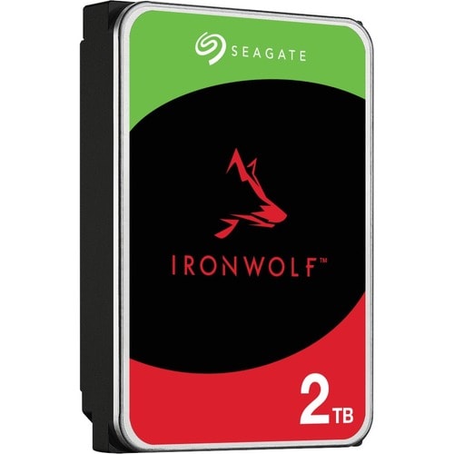 Seagate IronWolf Festplatte - 3,5"" Intern - 2 TB - SATA (SATA/600) - Conventional Magnetic Recording (CMR) Method - Deskt