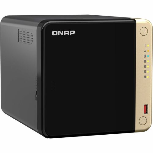 Sistema di memorizzazione SAN/NAS QNAP Turbo NAS TS-464-8G - 4 x Vani totali - 4 GB Capacità memoria Flash - Intel Celeron