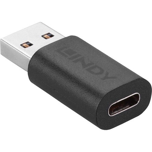 LINDY Datentransferadapter - Nickel Anschluss - Golden Kontakt - Schwarz