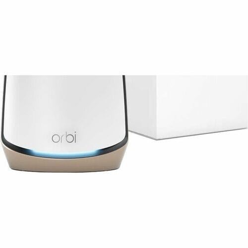 Netgear Orbi RBK862 Wi-Fi 6 以太网 无线路由器 - 三频 - 2.40 GHz ISM 频段 - 5 GHz UNII 频段 - 8 x 天线(8 x 内部) - 750 MB/s 无线速度 - 4 x 网络端口 -