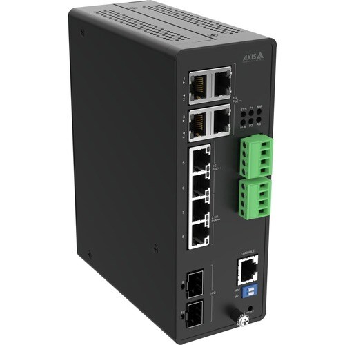 Commutateur Ethernet AXIS D8208-R 8 Ports Gérable - Gigabit Ethernet, 10 Gigabit Ethernet - 1000Base-T, 10GBase-X - 2 Couc