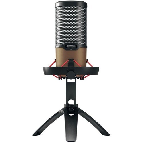 CHERRY UM 9.0 PRO RGB Wired Microphone - Black, Copper - 2.50 m - Stereo - 20 Hz to 20 kHz - Cardioid, Bi-directional, Omn