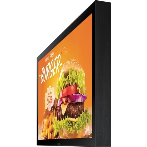 Samsung OH24B 609.60 mm LCD Digital Signage Display - 24 Hours/7 Days Operation - In-plane Switching (IPS) Technology - 19