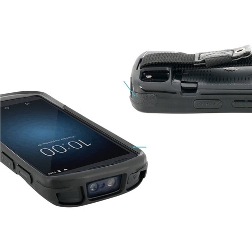 MOBILIS PROTECH Robust Tasche Zebra Scanner, Mobilcomputer - Schwarz - Elastisch Körper - Stoßfest, Sturzsicher, Anitbakte