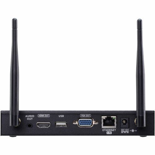 ATEN Audio/Video Switchbox - Wireless - 3840 x 2160 - 1080p - 2 Input Device - 15 m Range - 1 x HDMI Out - 1 x VGA Out