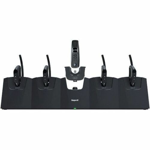 BlueParrott Docking Cradle for Bluetooth Headset - 5 Slot - Charging Capability - Synchronizing Capability - USB