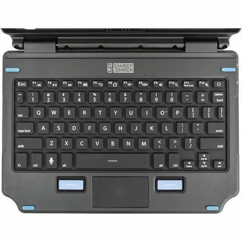 Gamber-Johnson Keyboard - Compact - Docking Connectivity - Pogo Pin Interface - TouchPad - English (US) - Silicon Rubber K