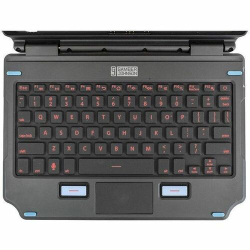 Gamber-Johnson Keyboard - Docking Connectivity - Pogo Pin Interface - TouchPad - German - Silicon Rubber Keyswitch - 76 Ke