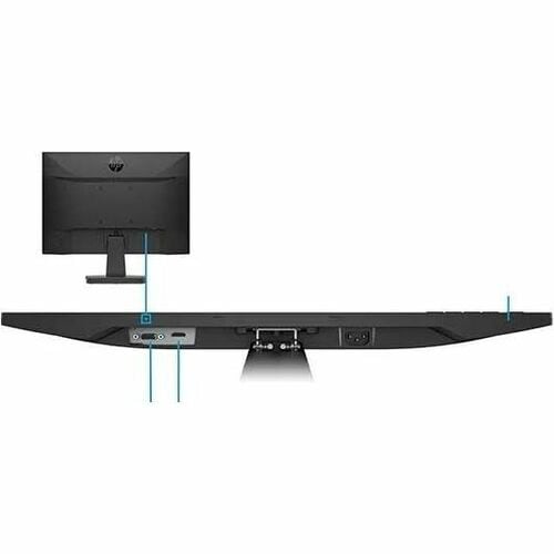 HP P22vb G4 22" (55.9 cm) Class Full HD LED Monitor - 16:9 - Black - 21.5" (54.6 cm) Viewable - In-plane Switching (IPS) T